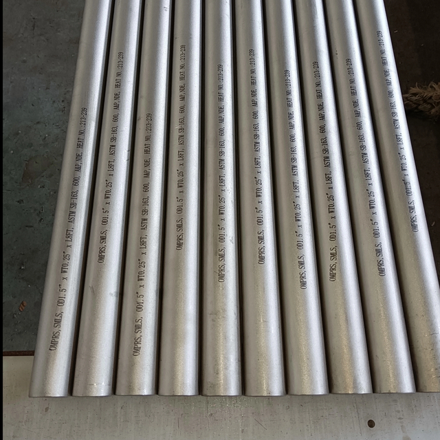 40' Marine engineering N06601 Inconel 601 seamless nickel alloy tube aviation